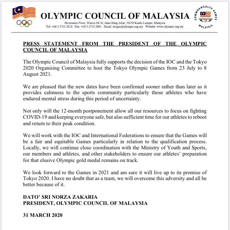 Olympic malaysia live